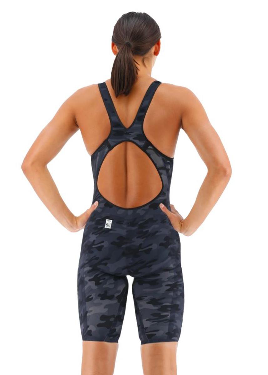 TYR Venzo Camo Open Back Kneeskin - Black-brand