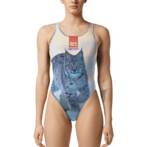Akron Women's Save The Lynx Swimsuit-0