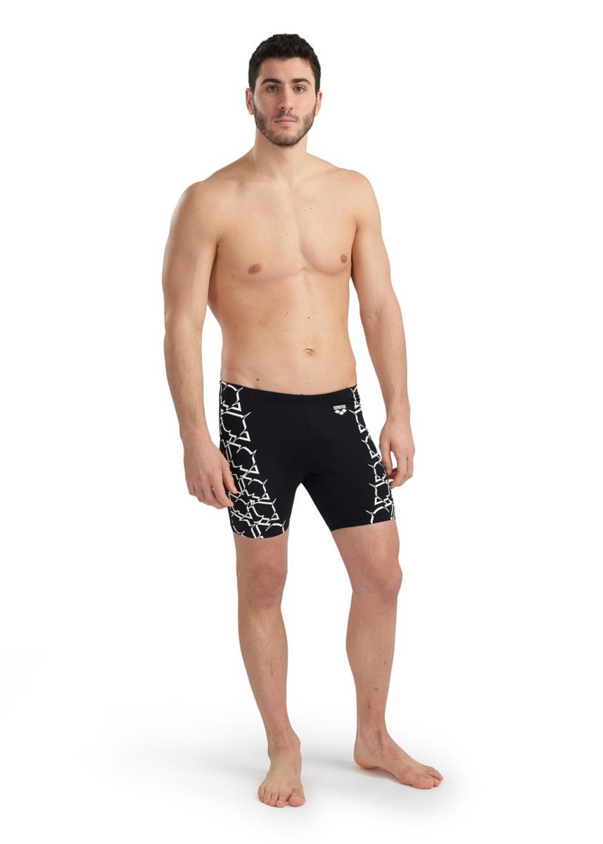 Arena Swim Graphic Mid Jammer - Black-568285