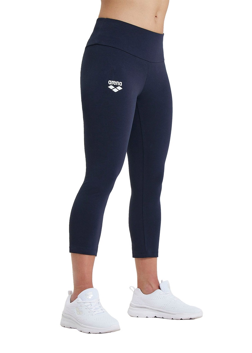 Arena Womens Tight Fit 3/4 Leggings - Navy