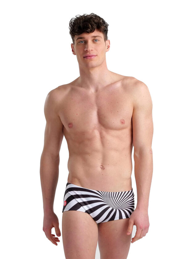 Arena Crazy Placement Low Waist Short - Black/Mult