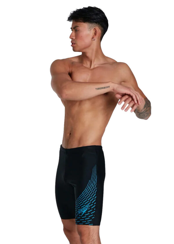 Speedo Medley Logo Jammer - Black/ Pool