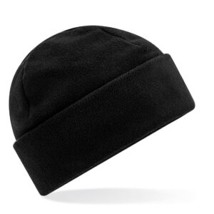 Beechfield Recycled Fleece Cuffed Beanie - Black-0