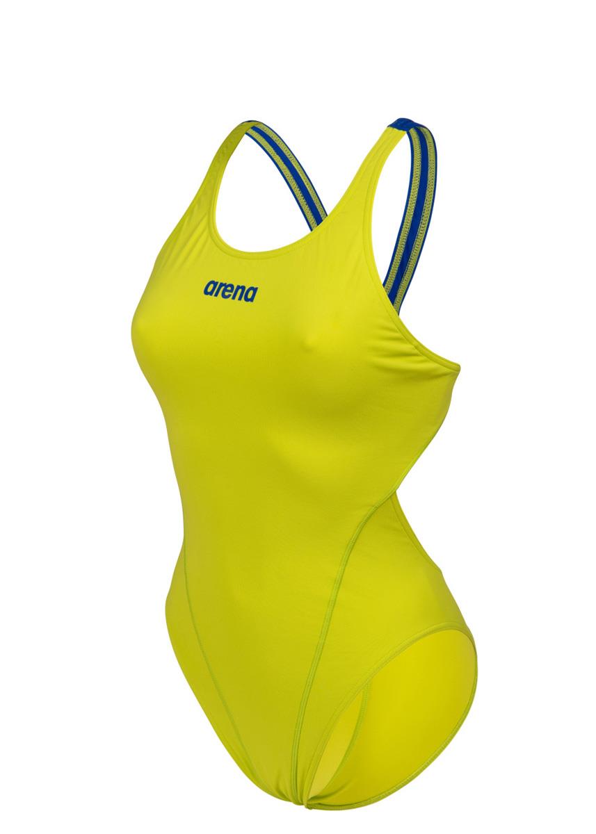 Arena Solid Swim Tech Back Swimsuit - Soft Green/Neon Blue-569722