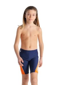 Arena Boy's Thrice Junior Jammer - Navy/Mango/White