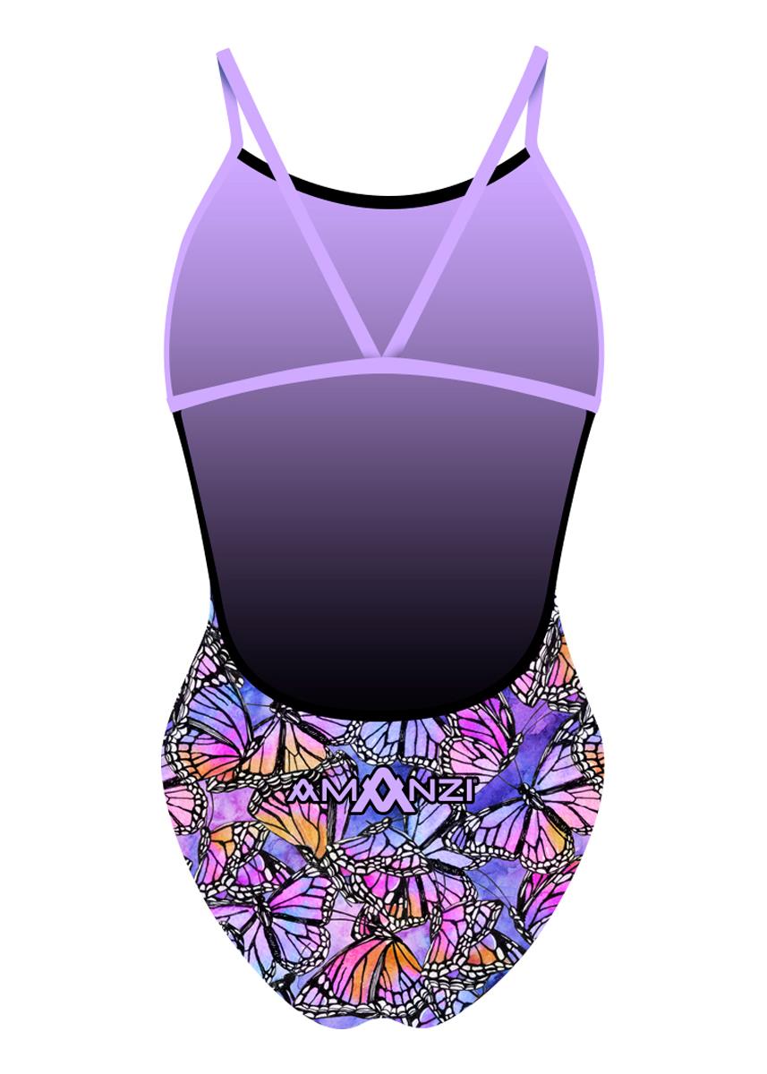 Amanzi Girl's Flutter Pro Back Swimsuit-brand