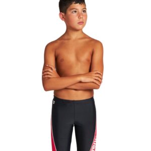 Arena Boy's Thrice Jammer - Black/ Anguria/ White