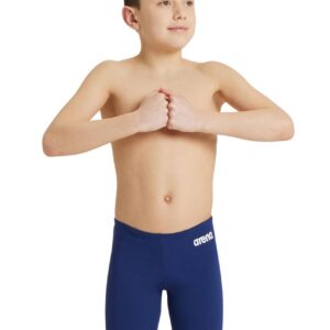 Arena Boy's Team Solid Jammer - Navy/White