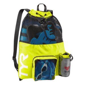 TYR Big Mesh 40L Mummy Bag - Fluo Yellow