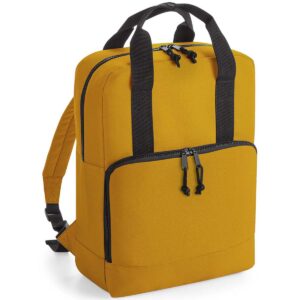 BagBase Recycled Cooler Backpack - Mustard-0