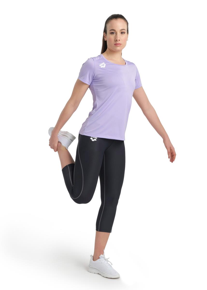 Arena Womens Team Panel T-Shirt - Lavanda-570057