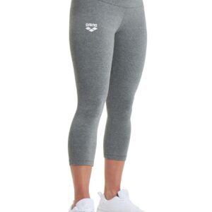 Arena Womens Tight Fit 3/4 Leggings - Dark Grey/Melange