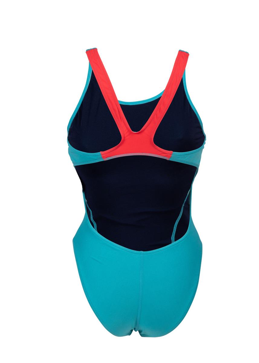 Arena Solid Swim Tech Back Swimsuit - Martinica/Floreale-569731