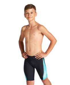 Arena Boy's Thrice Jammer - Black/ Martinica/ White