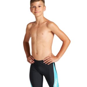 Arena Boy's Thrice Jammer - Black/ Martinica/ White