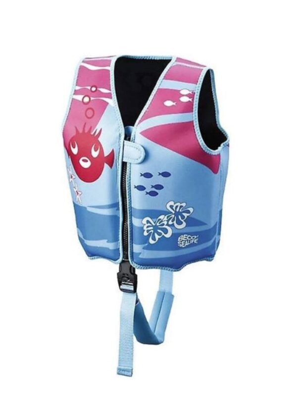 Beco-Sealife Swimming Vest - Blue/Pink-0