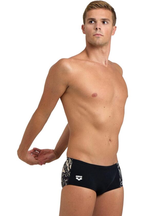 Arena Crazy King Skull Low Waist Swim Short - White/Multi