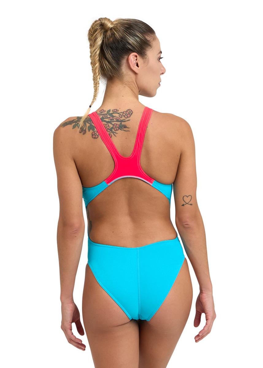 Arena Solid Swim Tech Back Swimsuit - Martinica/Floreale-brand