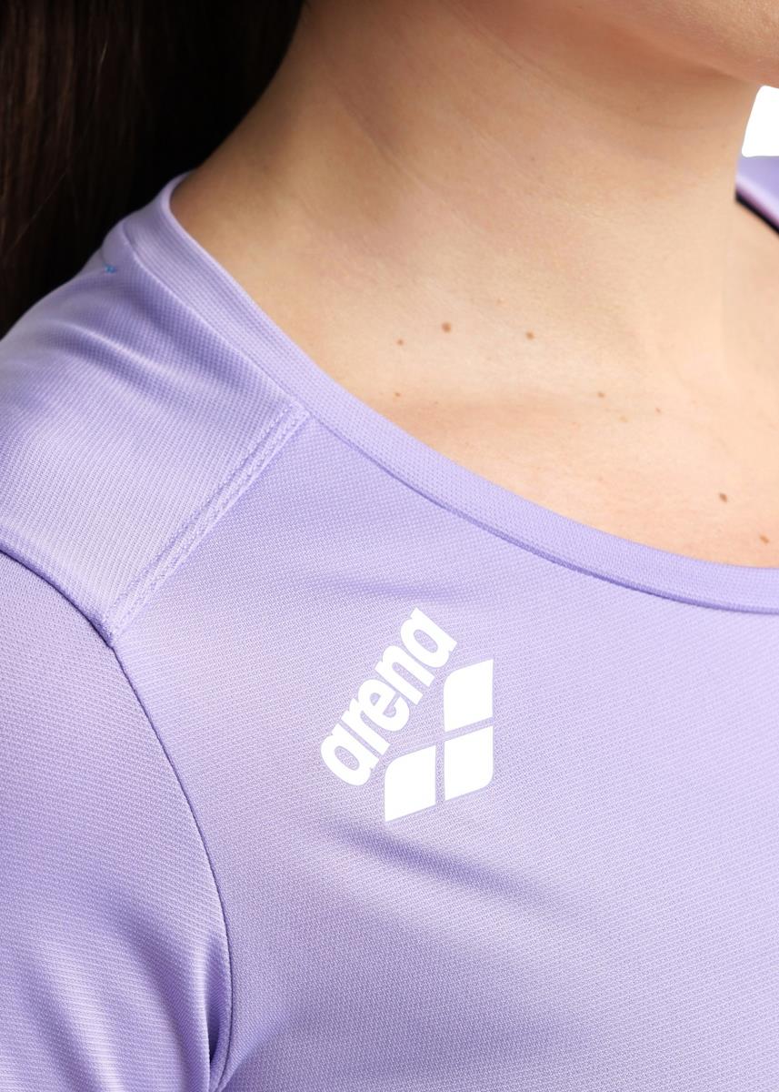 Arena Womens Team Panel T-Shirt - Lavanda-570063