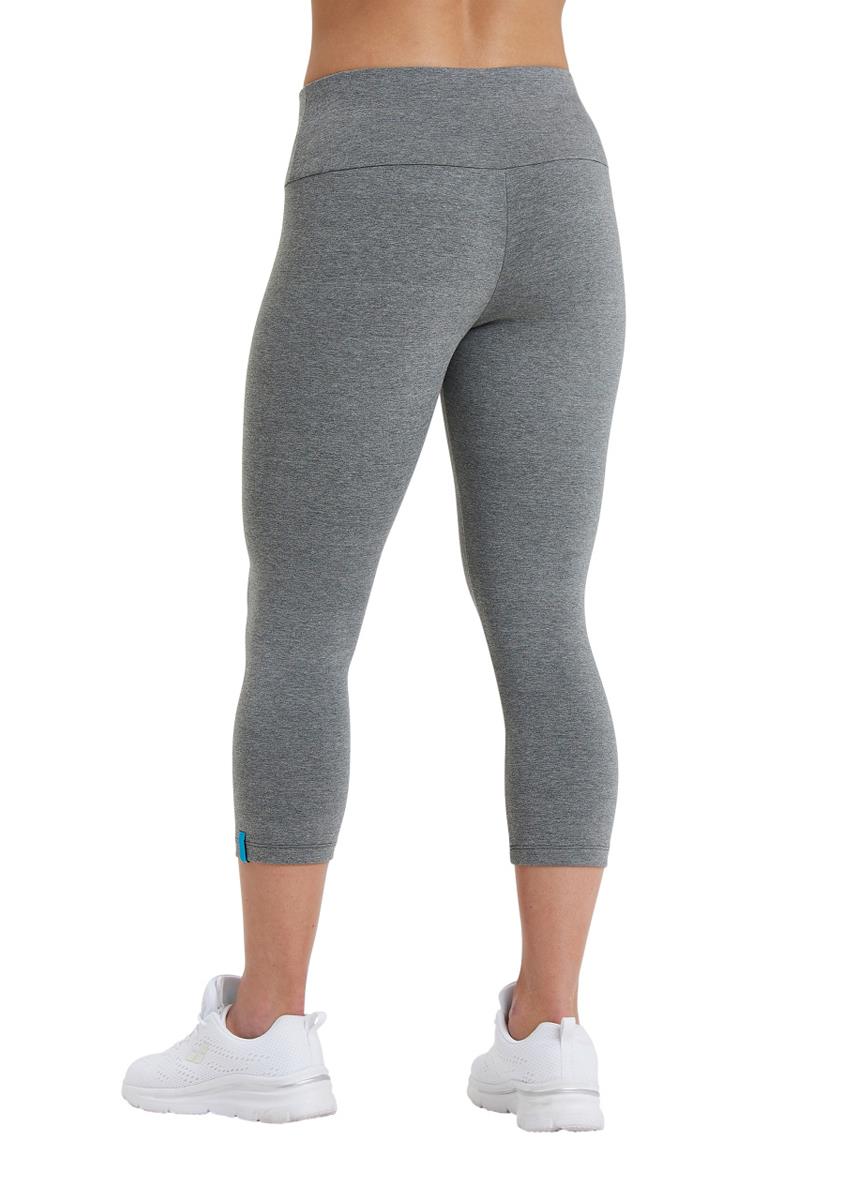 Arena Womens Tight Fit 3/4 Leggings - Dark Grey/Melange-brand
