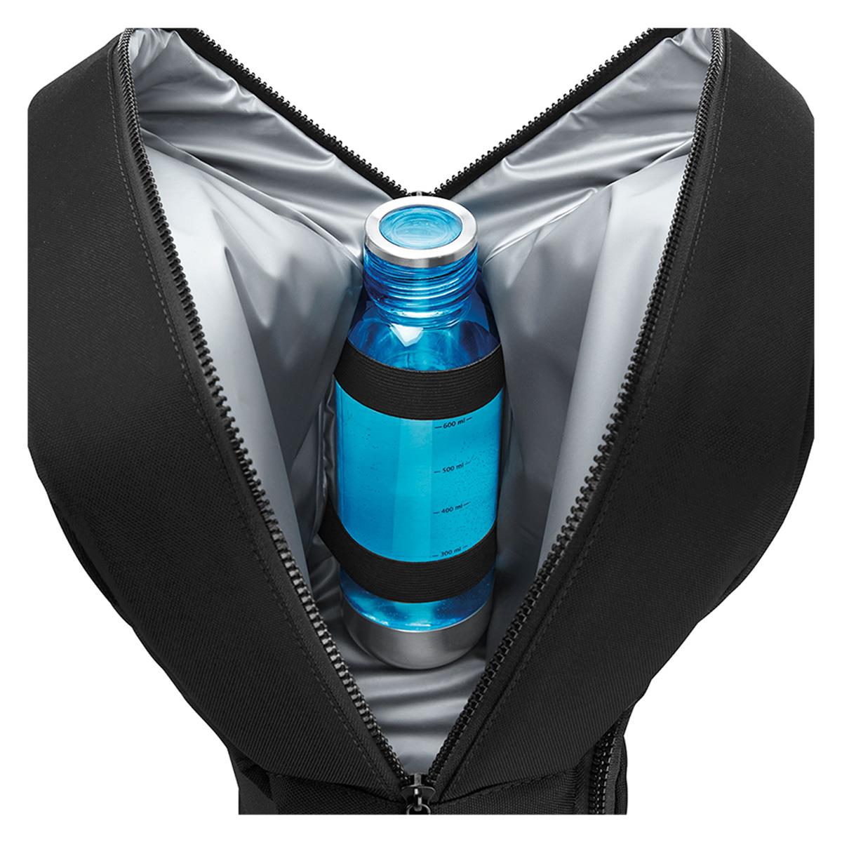 BagBase Recycled Cooler Backpack - Black-brand