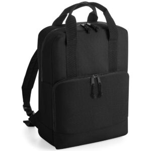 BagBase Recycled Cooler Backpack - Black-0