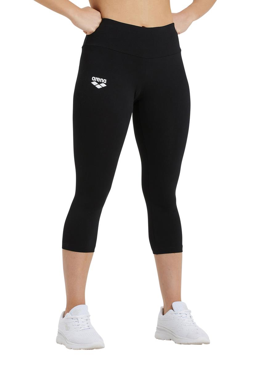 Arena Womens Tight Fit 3/4 Leggings - Black
