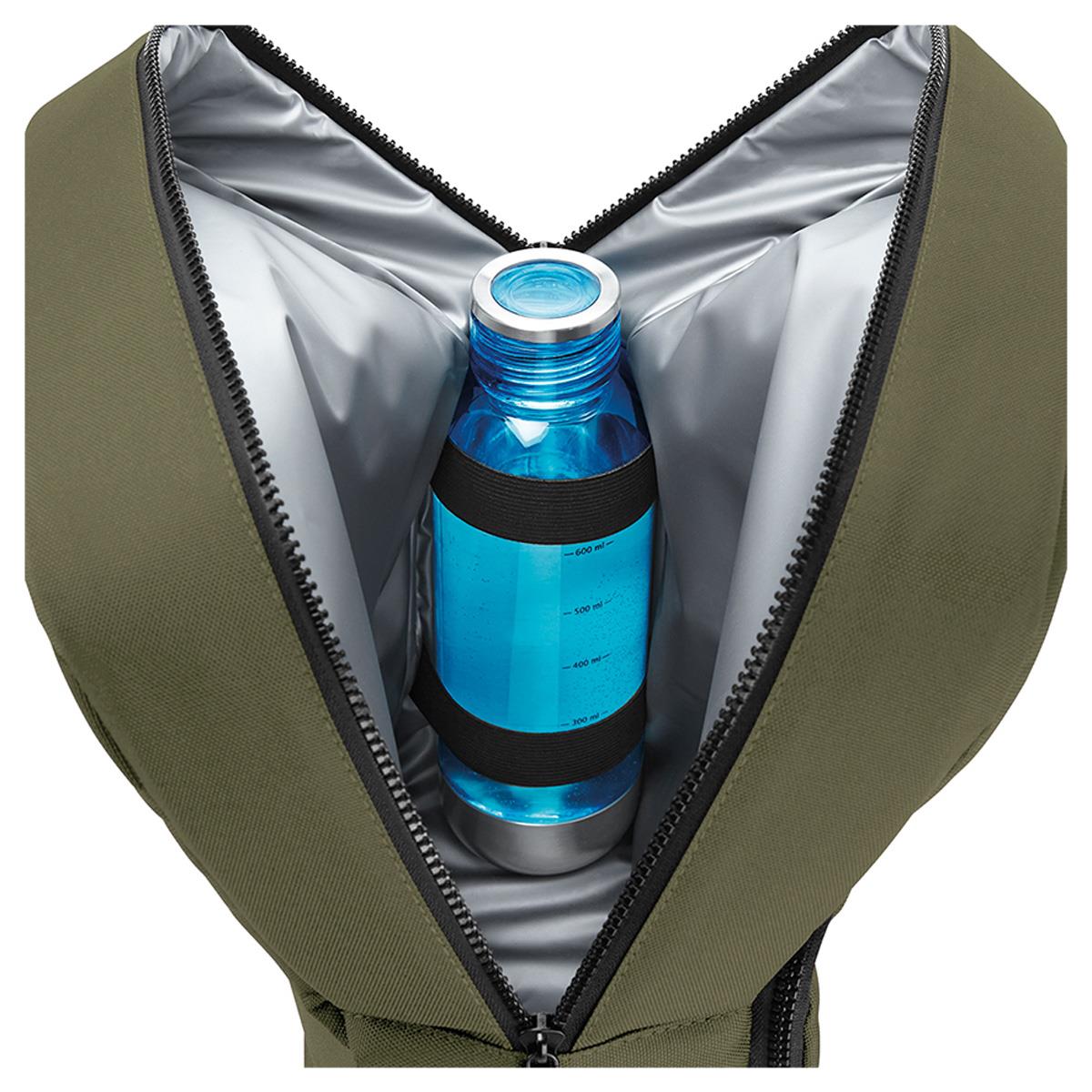 BagBase Recycled Cooler Backpack - Military Green-brand