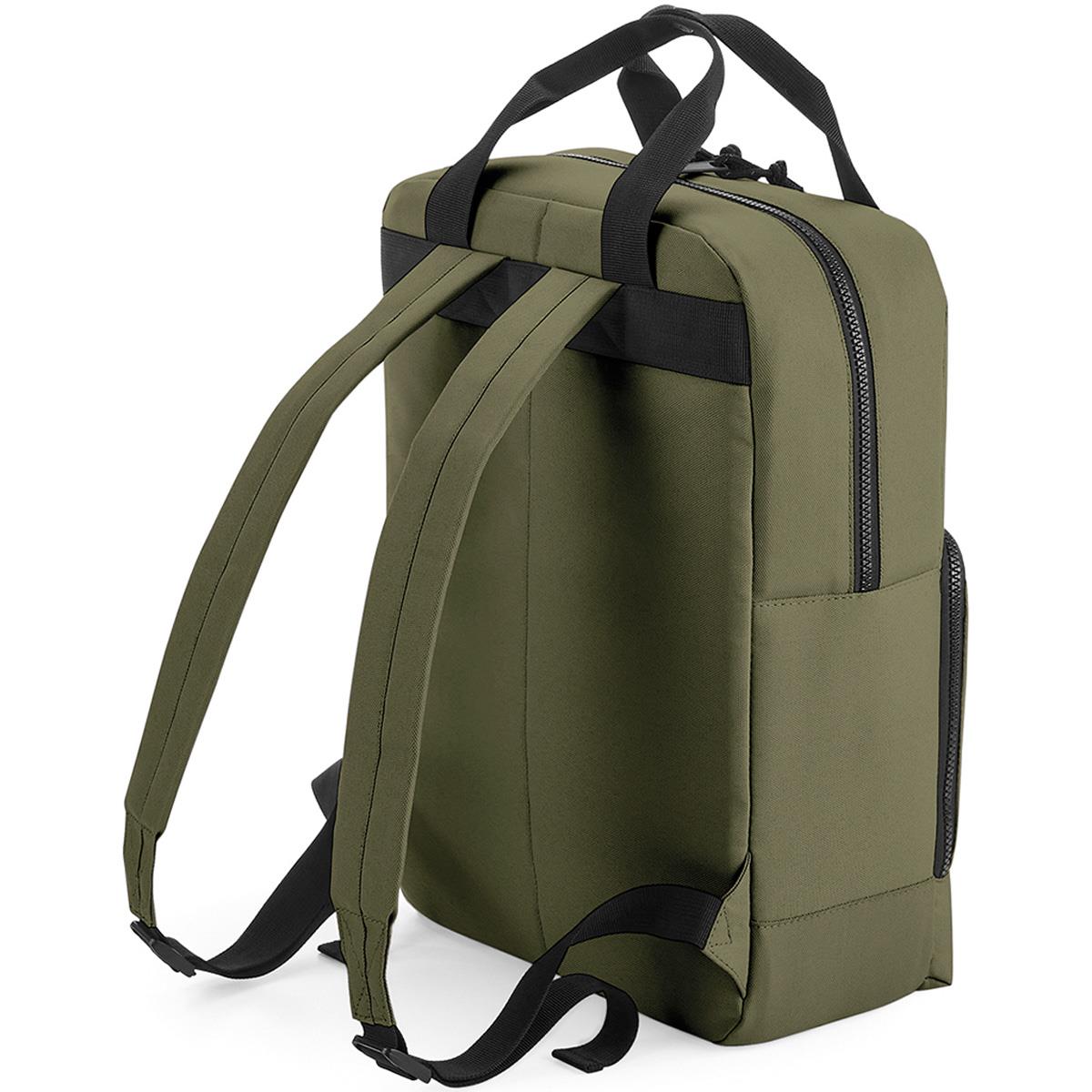 BagBase Recycled Cooler Backpack - Military Green-569442