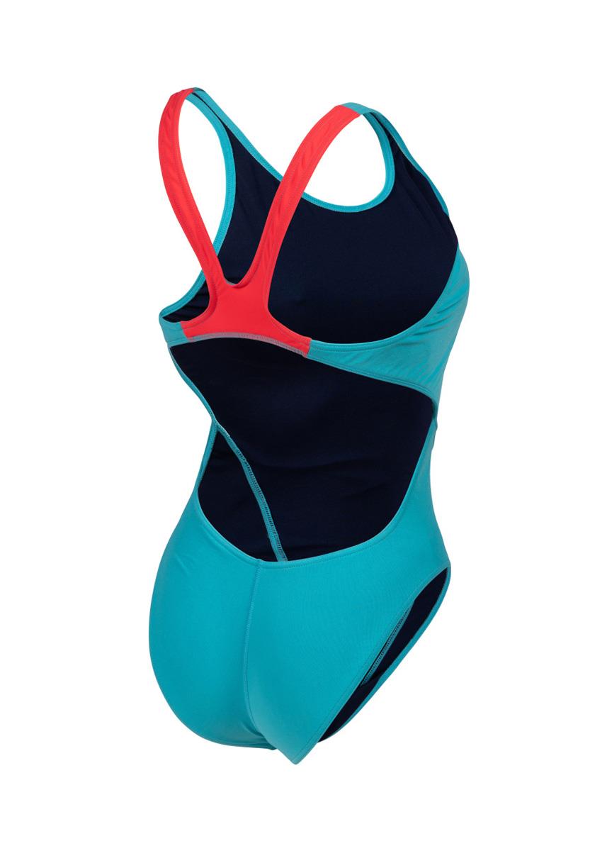 Arena Solid Swim Tech Back Swimsuit - Martinica/Floreale-569732