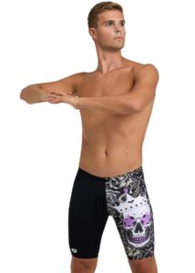 Arena Crazy King Skull Jammer - Black/White/Multi