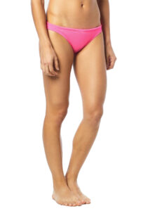 TYR Women's Solid Mini Swim Bikini Bottom - Pink