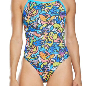 TYR Astratto Diamondfit Swimsuit - Blue/Multi-0