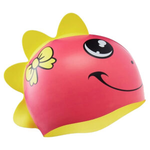 TYR Kids Dino Diva Silicone Swim Cap