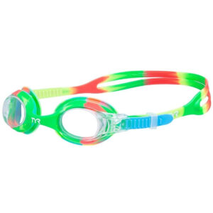 TYR Kids Swimple Tye Dye Goggles - Green/Orange