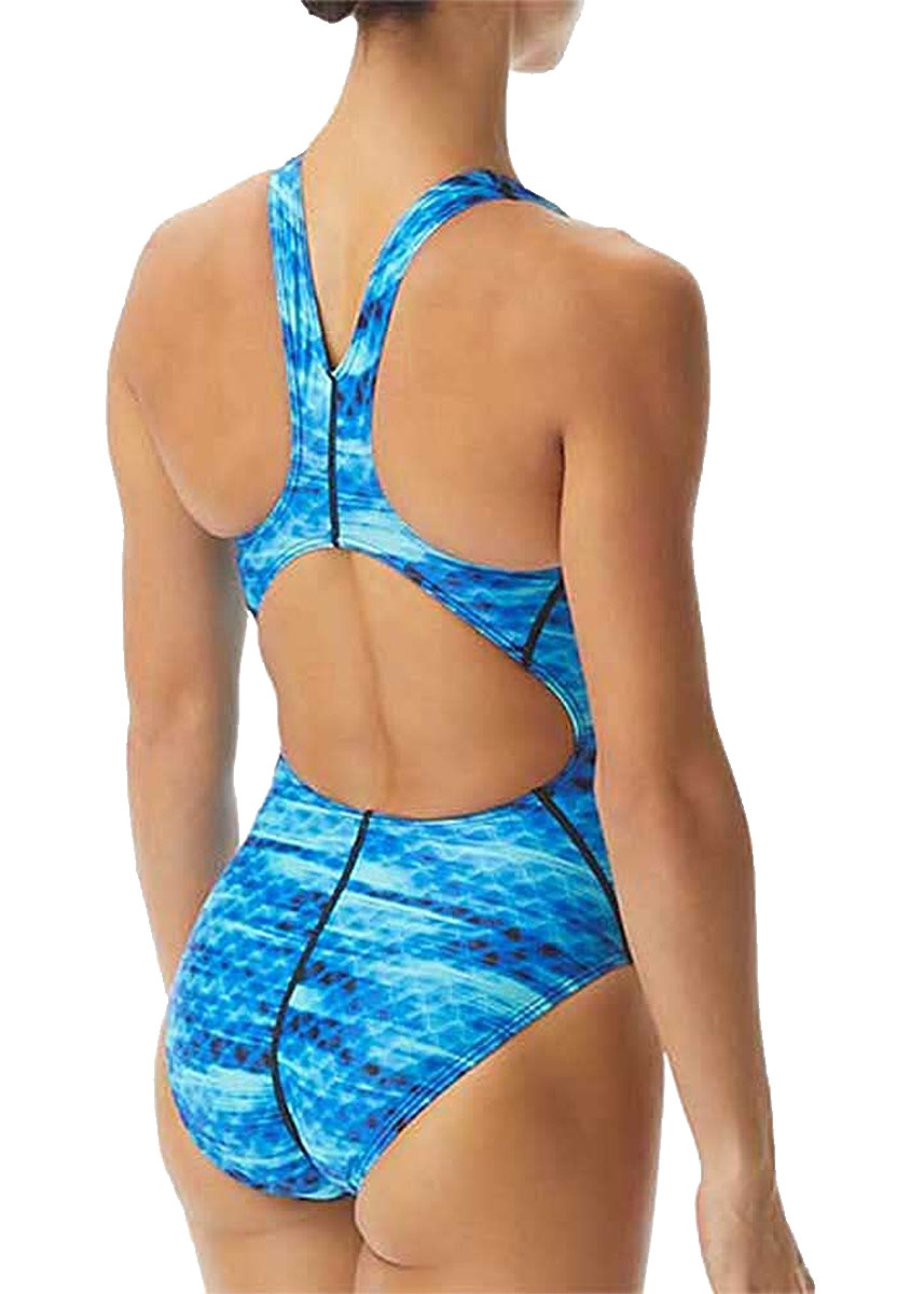 TYR Castaway Maxfit Swimsuit - Blue-brand