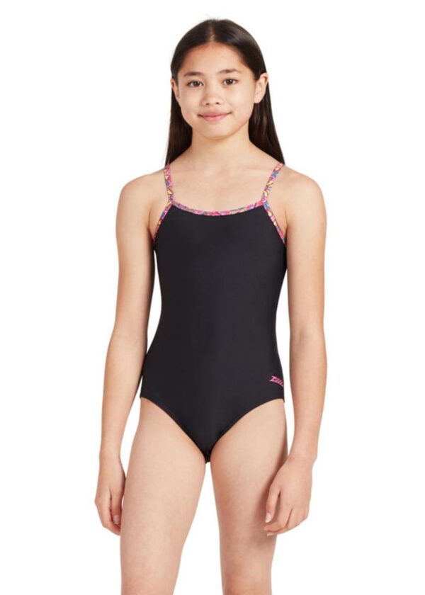 Zoggs Girls Zanzibar Classic Back Swimsuit-0