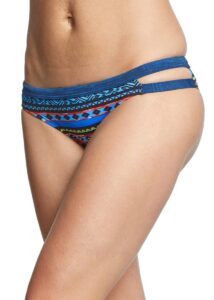 TYR Women's Santa Fe Mini Bikini Bottoms - Black/Multi