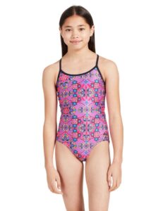 Zoggs Girls Zanzibar Sprintback Swimsuit