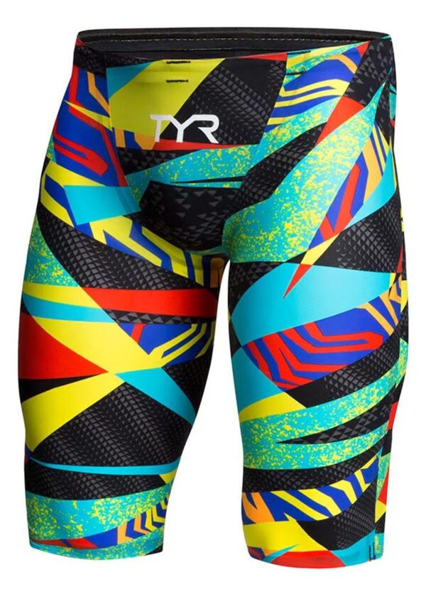 TYR Men's Avictor Prelude High Waist Jammer - Black/Multi