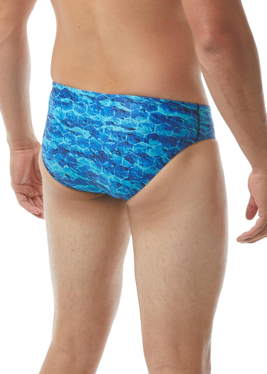 TYR Boys Agran Racer Briefs - Blue-brand