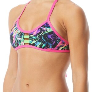 TYR Penello Pacific Tieback Bikini Top - Pink/Multi