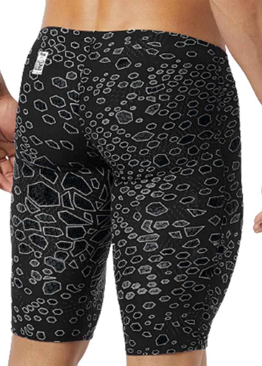 TYR Men's Avictor Venom High Waist Jammer - Black/Grey-brand