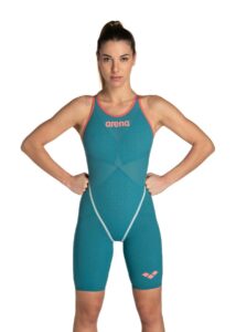 Arena Limited Edition Carbon Glide Openback Kneesuit - Calypso Bay