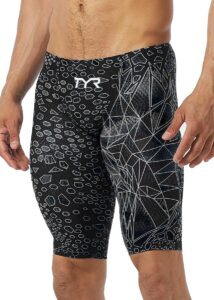 TYR Men's Avictor Venom High Waist Jammer - Black/Grey