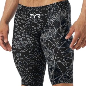 TYR Men's Avictor Venom High Waist Jammer - Black/Grey