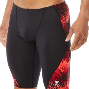 TYR Boys Perseus Blade Splice Jammer - Red