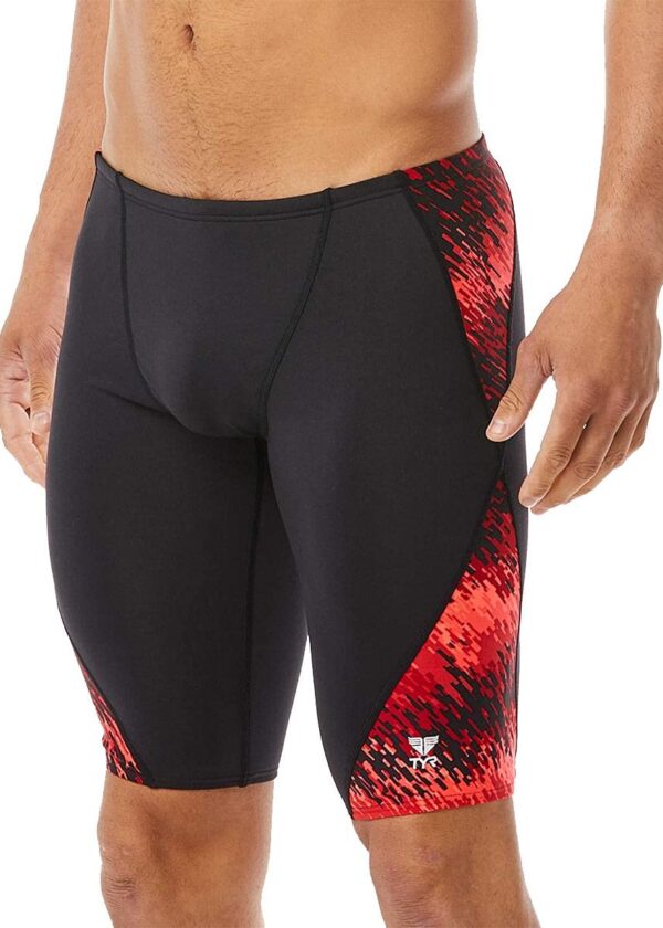 TYR Boys Perseus Blade Splice Jammer - Red