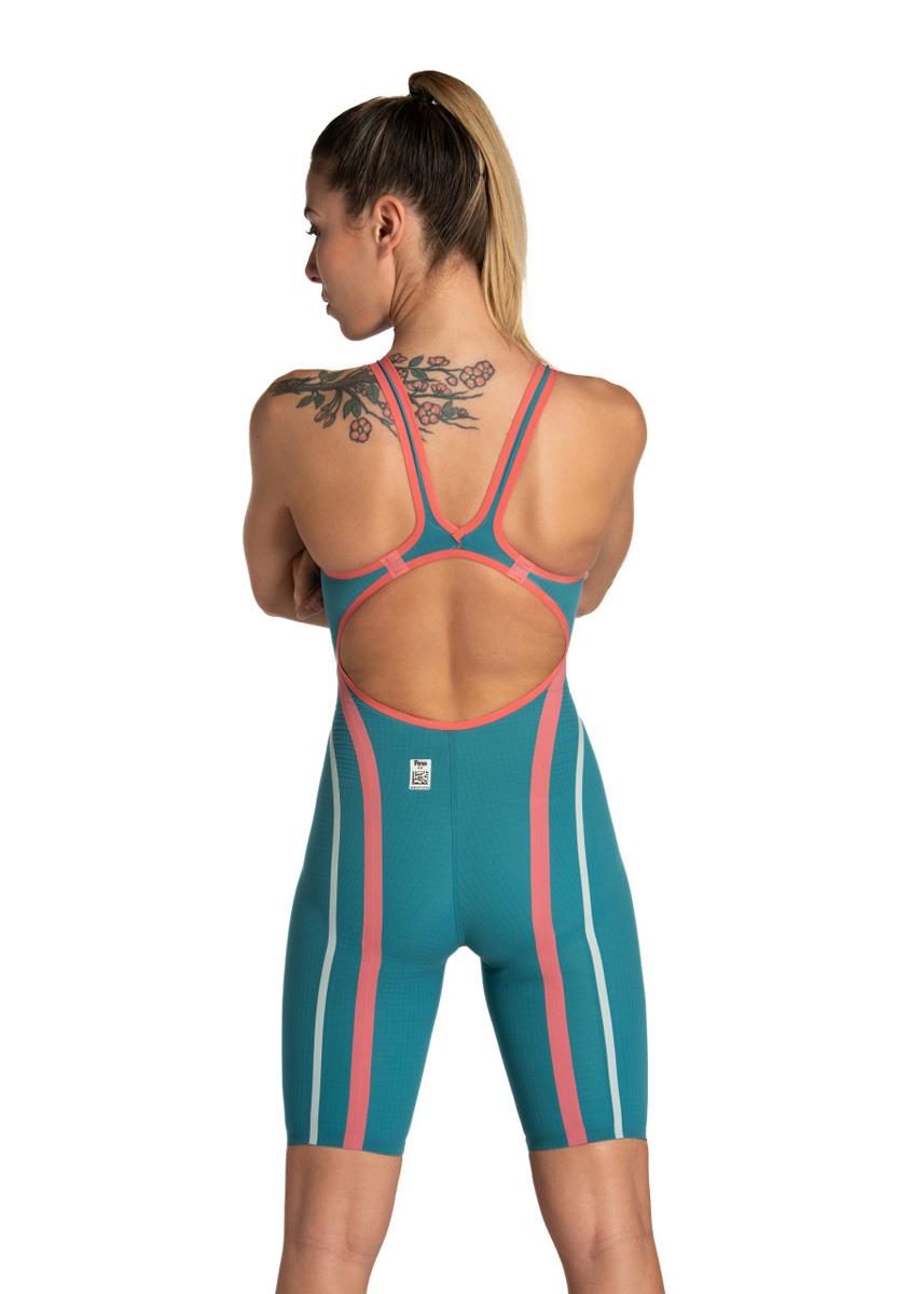 Arena Limited Edition Carbon Core Openback Kneesuit - Calypso Bay-brand