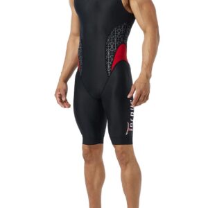 TYR Mens Torque Pro Swimskin - Black/Red